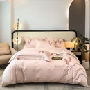 GobekUsa Cotton Embroidery Bed Linens Set: Full-Queen-King Size, Sheet, Duvet Cover, Pillowcase