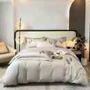 GobekUsa Cotton Embroidery Bed Linens Set: Full-Queen-King Size, Sheet, Duvet Cover, Pillowcase