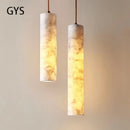GobekUsa Cream Marble Chandelier Pendant Light for Luxury Bedroom and Bar Counter