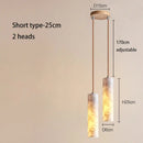 GobekUsa Cream Marble Chandelier Pendant Light for Luxury Bedroom and Bar Counter