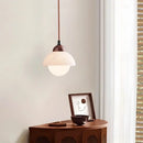 GobekUsa Cream Marble LED Pendant Light: Modern Nordic Hanging Lamp for Living, Bedroom, Kitchen