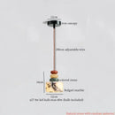 GobekUsa Cream Marble LED Pendant Light: Modern Nordic Hanging Lamp for Living, Bedroom, Kitchen