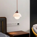 GobekUsa Cream Marble LED Pendant Light: Modern Nordic Hanging Lamp for Living, Bedroom, Kitchen