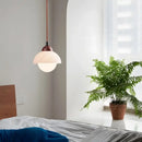 GobekUsa Cream Marble LED Pendant Light: Modern Nordic Hanging Lamp for Living, Bedroom, Kitchen