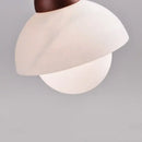 GobekUsa Cream Marble LED Pendant Light: Modern Nordic Hanging Lamp for Living, Bedroom, Kitchen
