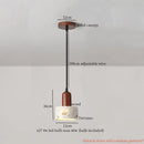 GobekUsa Cream Marble LED Pendant Light: Modern Nordic Hanging Lamp for Living, Bedroom, Kitchen