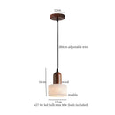 GobekUsa Cream Marble LED Pendant Light: Modern Nordic Hanging Lamp for Living, Bedroom, Kitchen