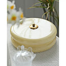 GobekUsa Cream Medieval Glass Ceiling Lamp for Living Room, Dining Room, Bedroom & Study