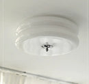 GobekUsa Cream Medieval Glass Ceiling Lamp for Living Room, Dining Room, Bedroom & Study