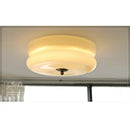 GobekUsa Cream Medieval Glass Ceiling Lamp for Living Room, Dining Room, Bedroom & Study