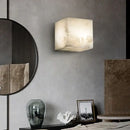 GobekUsa Cube Marble LED Wall Sconce for Bedroom, Hallway, Staircase Lighting Fixtures