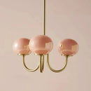 GobekUsa Cream Pink Bedroom Pendant Light for Cozy Living Spaces