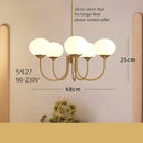 GobekUsa Cream Pink Bedroom Pendant Light for Cozy Living Spaces