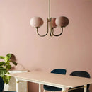 GobekUsa Cream Pink Bedroom Pendant Light for Cozy Living Spaces