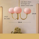 GobekUsa Cream Pink Bedroom Pendant Light for Cozy Living Spaces