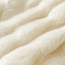 GobekUsa Double-Sided Rabbit Fur Bedding Set, Plush Velvet Fleece, Monochromatic Luxury Duvet Set
