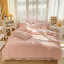GobekUsa Bubble Yarn Duvet Cover Set - Soft & Skin-friendly Bedding with Pillowcase