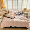 GobekUsa Bubble Yarn Fabric Full Bedding Set with Duvet Cover, Sheet, Quilt, Pillowcase