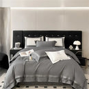 GobekUsa 1000TC Egyptian Cotton Embroidered Bedding Set, Queen King Size Duvet Cover Set