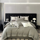 GobekUsa 1000TC Egyptian Cotton Embroidered Bedding Set, Queen King Size Duvet Cover Set