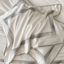 GobekUsa 1000TC Egyptian Cotton Embroidered Bedding Set, Queen King Size Duvet Cover Set