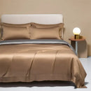 GobekUsa 120S Natural Fabric Bedding Set Summer Cooling Fitted Sheet Skin Friendly Bedclothes