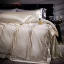 GobekUsa Damask Lyocell Cotton Bedding Set with Soft Silky Finish