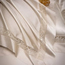 GobekUsa Damask Lyocell Cotton Bedding Set with Soft Silky Finish