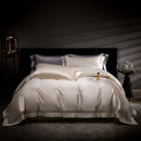 GobekUsa Damask Lyocell Cotton Bedding Set with Soft Silky Finish