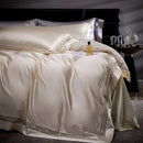 GobekUsa Damask Lyocell Cotton Bedding Set with Soft Silky Finish