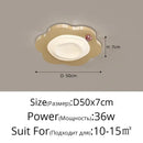 GobekUsa Cream Style LED Ceiling Light for Bedroom and Living Room Decor