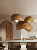 GobekUsa Cream Style Cloud Chandelier Cement LED Pendant Lamp - Modern Hanging Light