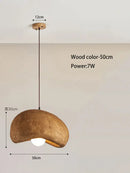 GobekUsa Cream Style Cloud Chandelier Cement LED Pendant Lamp - Modern Hanging Light