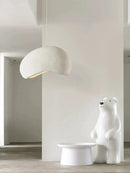 GobekUsa Cream Style Cloud Chandelier Cement LED Pendant Lamp - Modern Hanging Light