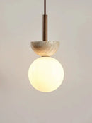 GobekUsa Cream Style Nordic LED Pendant Lamp for Bedroom, Small Chandelier, Room Lighting