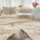 GobekUsa Double Layered Soya Fibre Filling Quilt: Soft, Breathable, Grade A Maternal and Child Comforter