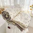 GobekUsa Double Layered Soya Fibre Filling Quilt: Soft, Breathable, Grade A Maternal and Child Comforter