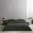 GobekUsa 100% Cotton Foam Yarn Bedding Set with Solid Color Jacquard Design