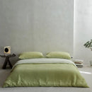 GobekUsa 100% Cotton Foam Yarn Bedding Set with Solid Color Jacquard Design