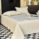 GobekUsa Cotton Quilted Bedspread Set with Bed Skirt & Pillowcases