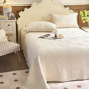 GobekUsa Cotton Quilted Bedspread Set with Bed Skirt & Pillowcases