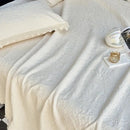 GobekUsa Cotton Quilted Bedspread Set with Bed Skirt & Pillowcases