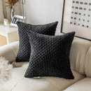 Cream textured knit decorative pillow cover living room throw pillow by Decorbites
