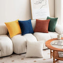 Cream textured knit decorative pillow cover living room throw pillow by Decorbites