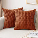 Cream textured knit decorative pillow cover living room throw pillow by Decorbites