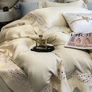 GobekUsa Eucalyptus Fiber Hollow Wide Edge Bedding Set - Soft, Silky, & Breathable