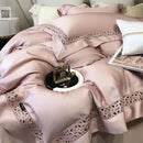 GobekUsa Eucalyptus Fiber Hollow Wide Edge Bedding Set - Soft, Silky, & Breathable