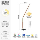 GobekUsa Cream Wind Acrylic Designer LED Floor Lamp for Living Room and Bedroom