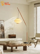 GobekUsa Cream Wind Acrylic Designer LED Floor Lamp for Living Room and Bedroom