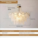 GobekUsa Cream Wind Crystal Chandelier - Elegant French Design for Luxury Living Spaces